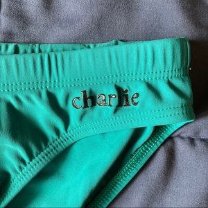 Green Charlie by MZ body briefs (speedo) size: XS